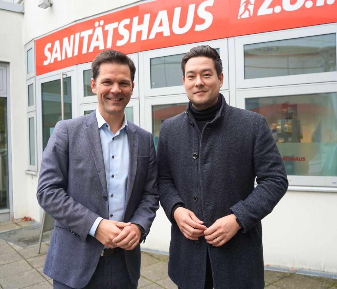 Mein Engagement für den Erhalt des Gesundheitszentrums Gropiusstadt war erfolgreich! Foto mit SPD-Spitzenkandidat Steffen Krach.
