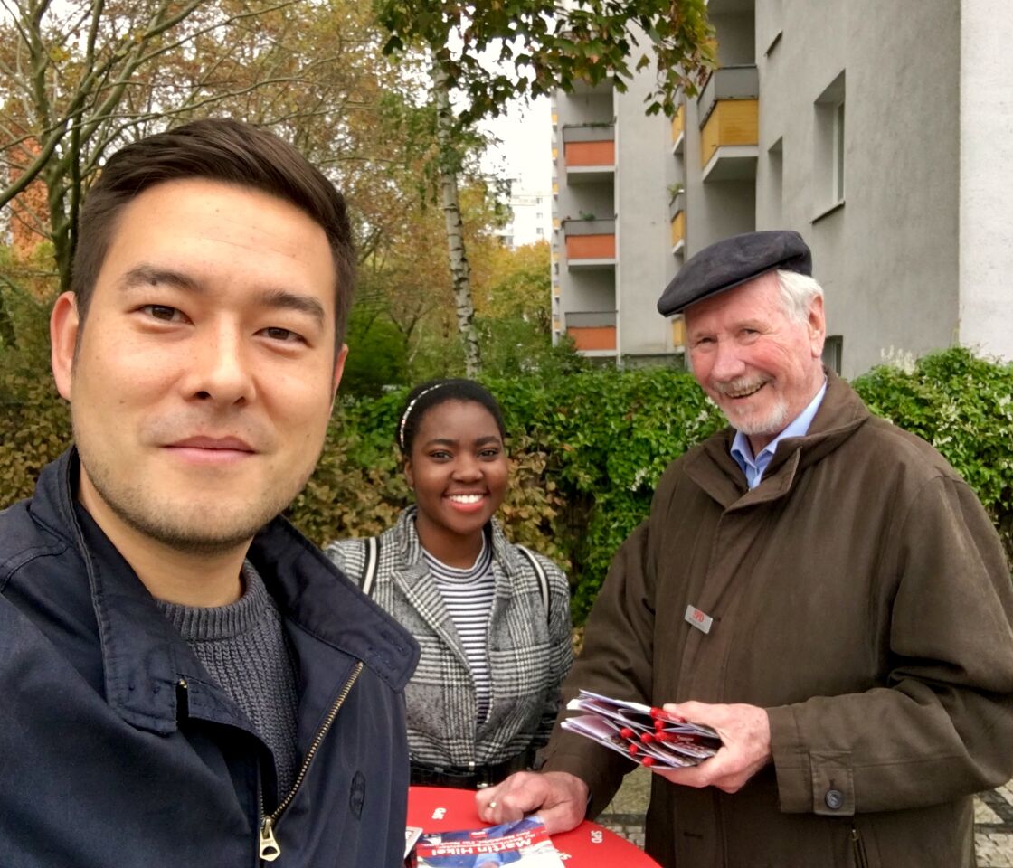 Infostand der SPD Gropiusstadt